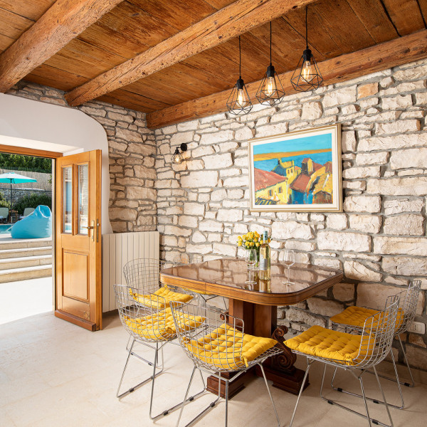 Das Wohnzimmer, Villa Azzurra, Villa Azzurra mit Pool, Kurili, Istrien, Kroatien Kurili