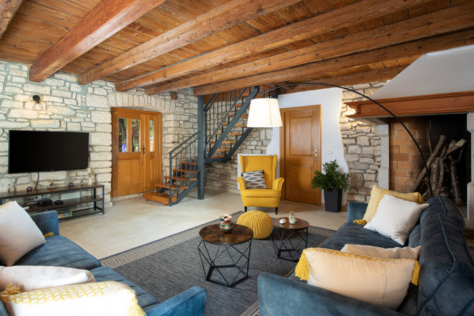 Innenraum, Villa Azzurra mit Pool, Kurili, Istrien, Kroatien Kurili