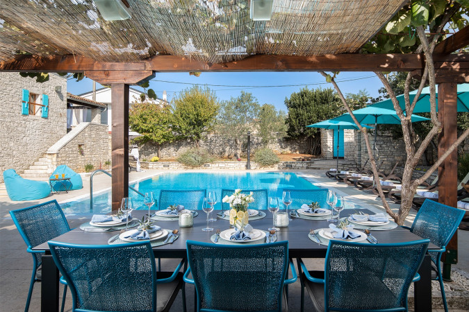&Auml;u&szlig;eres, Villa Azzurra mit Pool, Kurili, Istrien, Kroatien Kurili