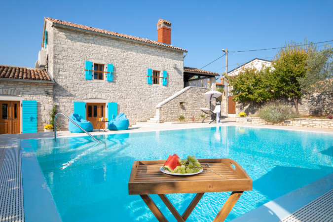 &Auml;u&szlig;eres, Villa Azzurra mit Pool, Kurili, Istrien, Kroatien Kurili